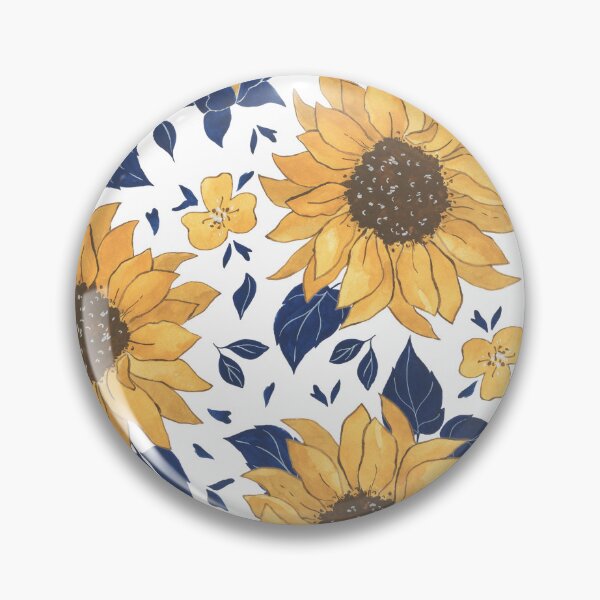 Artikelvorschau, Sonnenblumenmuster entworfen und verkauft von DecoVibe.