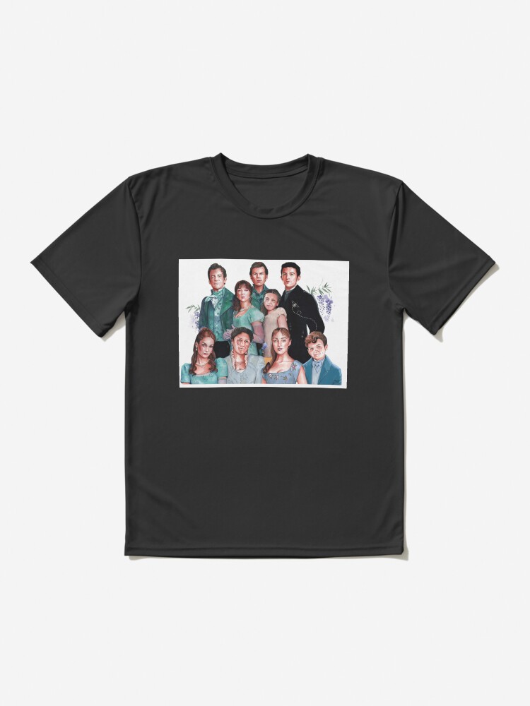 Aperçu 2 sur 7. T-shirt respirant avec l'œuvre La famille Bridgerton créée et vendue par laureneportrait.