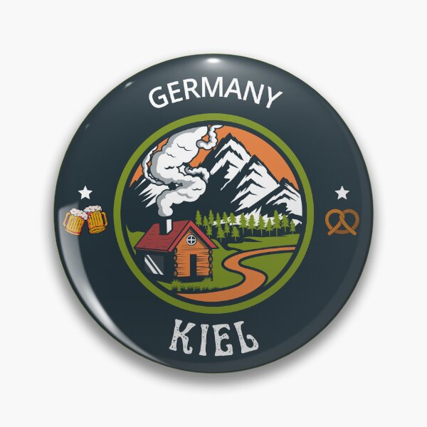 Artikelvorschau, Kiel Deutschland Grünes Emblem entworfen und verkauft von World Designs.
