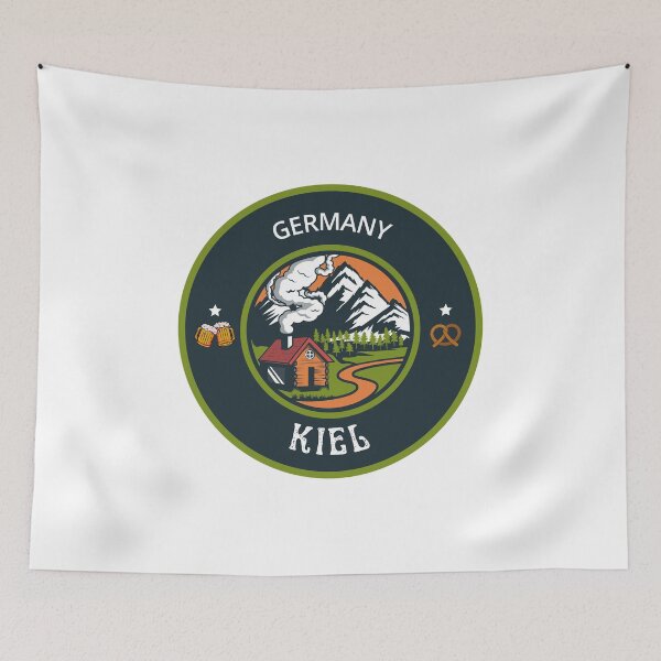 Artikelvorschau, Kiel Deutschland Grünes Emblem entworfen und verkauft von World Designs.