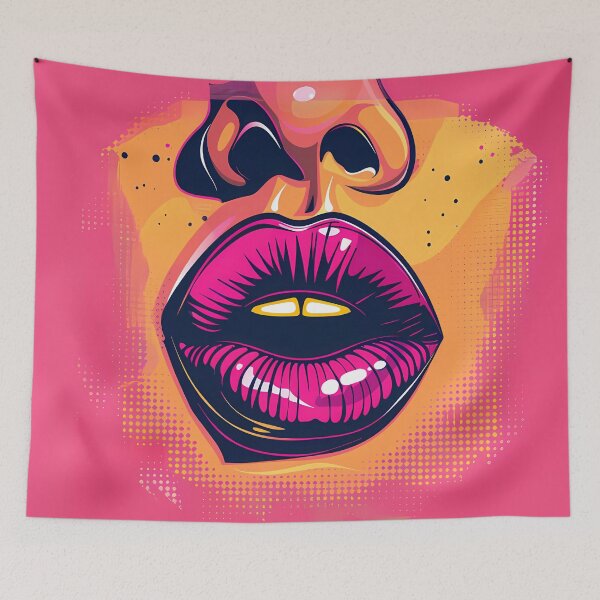 Item preview, “Glamourous Neon Lips” designed and sold by Art-Vortex-fr.