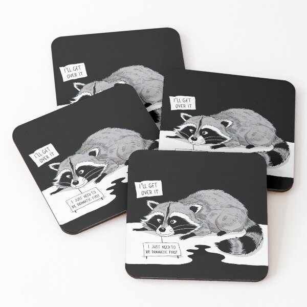 Item preview, Dramatic Raccoon Humor #2 designed and sold by SharpPenguin.