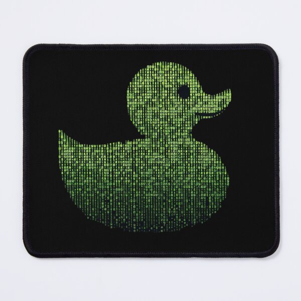 Artikelvorschau, Grüne Gummiente mit Computercode entworfen und verkauft von AbsurdPanda.