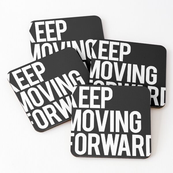 Item preview, Keep Moving Forward (simple) White Design designed and sold by AGiantShop.