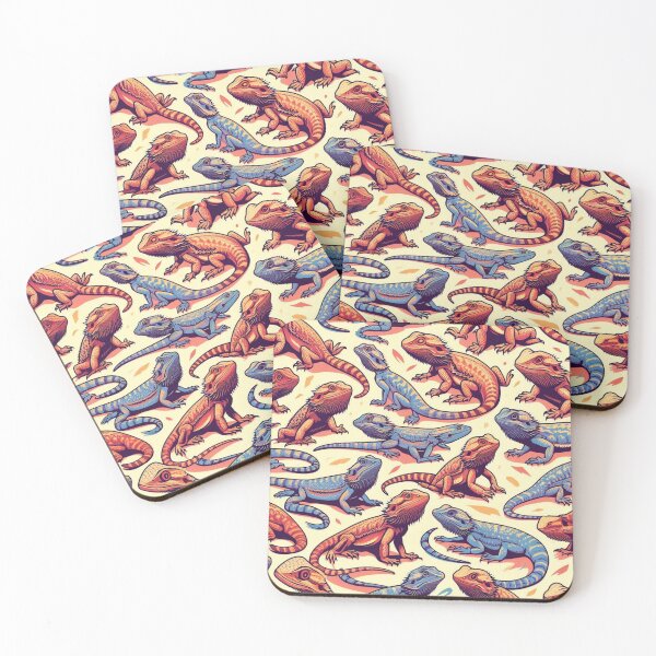 Item preview, Kaleidoscope of Dragons: A Bearded Dragon Extravaganza designed and sold by Furbulous Faces.