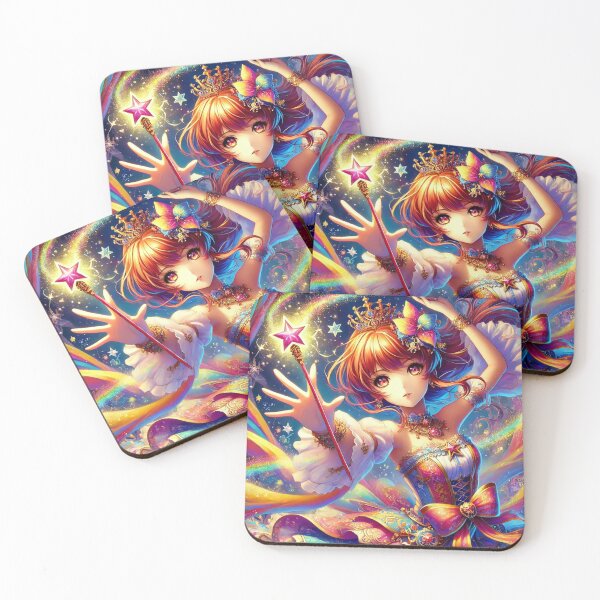 Item preview, magical girl casting a spell forward designed and sold by Dragon-Kingdom.