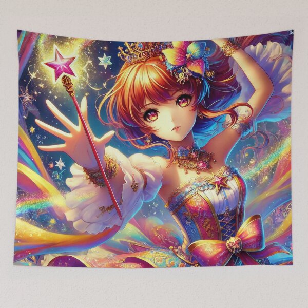 Item preview, magical girl casting a spell forward designed and sold by Dragon-Kingdom.