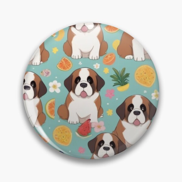 Item preview, St Bernard Summer Pattern designed and sold by NeatThingLover.