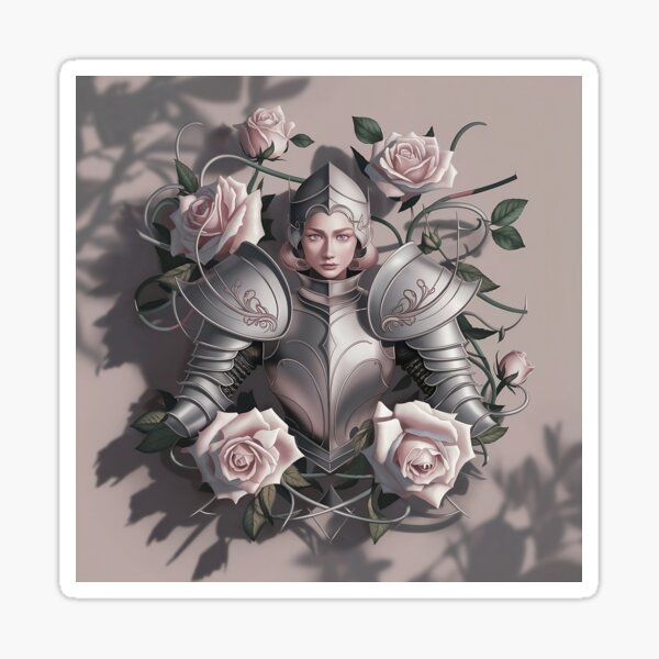 Item preview, Female Knight I Am My Own Knight designed and sold by KateLeap.