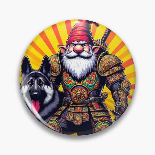 Item preview, Warrior Gnome with Loyal Wolf - Epic Fantasy Art designed and sold by Shoube.