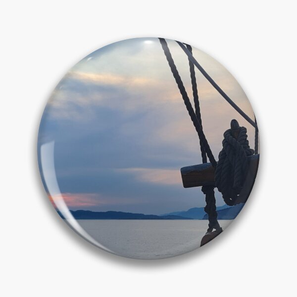 Item preview, Dubrovnik at sundown from the sea through the rigging of a sailing ship designed and sold by buttonpresser.
