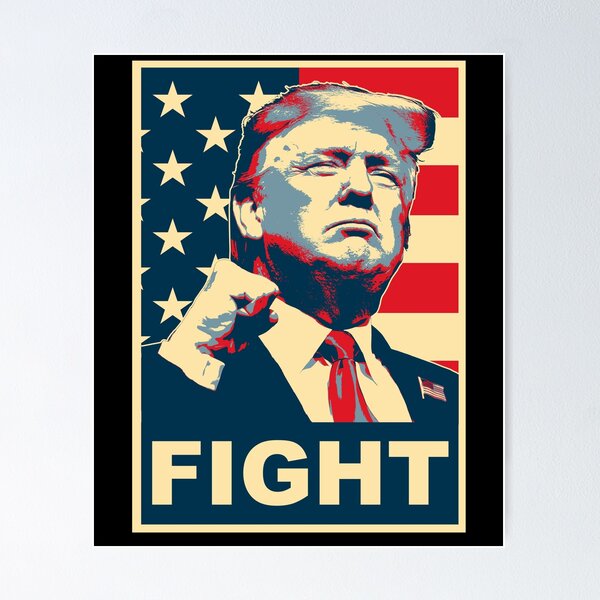 Item preview, Trump 2024 Fight, Patriotic, USA American  designed and sold by trendyzcom.