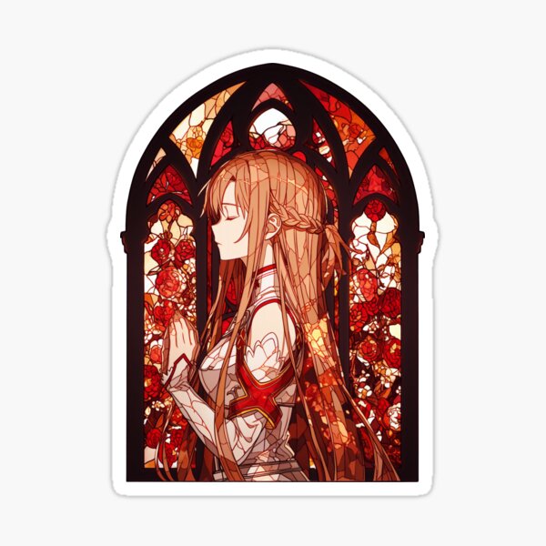 Item preview, Stained Glass Asuna designed and sold by SchellStation.
