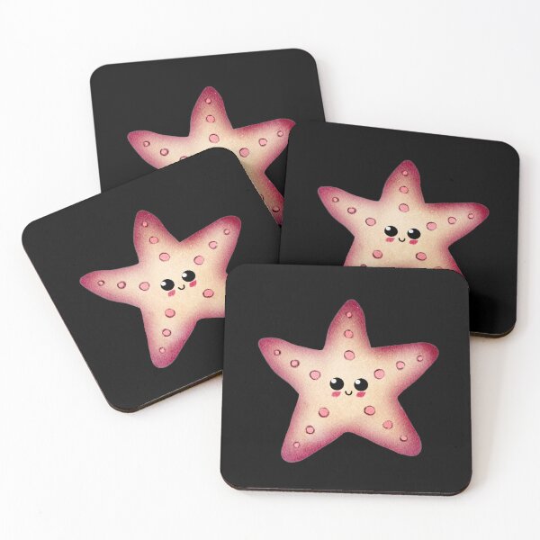Item preview, cute rose sea star - dark designed and sold by doveydotdraws.
