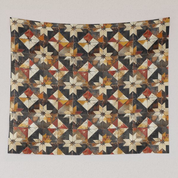 Item preview, TANGIER TAPESTRY Moroccan Tiles designed and sold by Frenchifique.