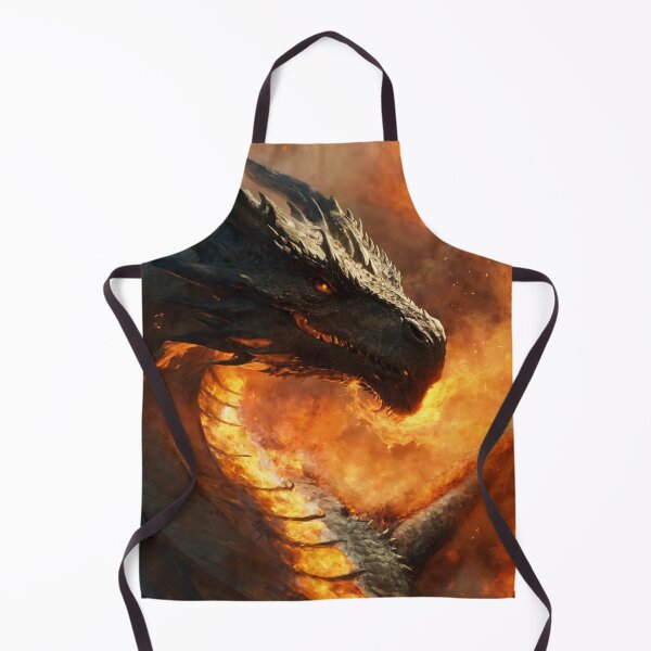 Item preview, dragon, fire-breathing, fantasy, cartoon designed and sold by DonnaBlankaArt.