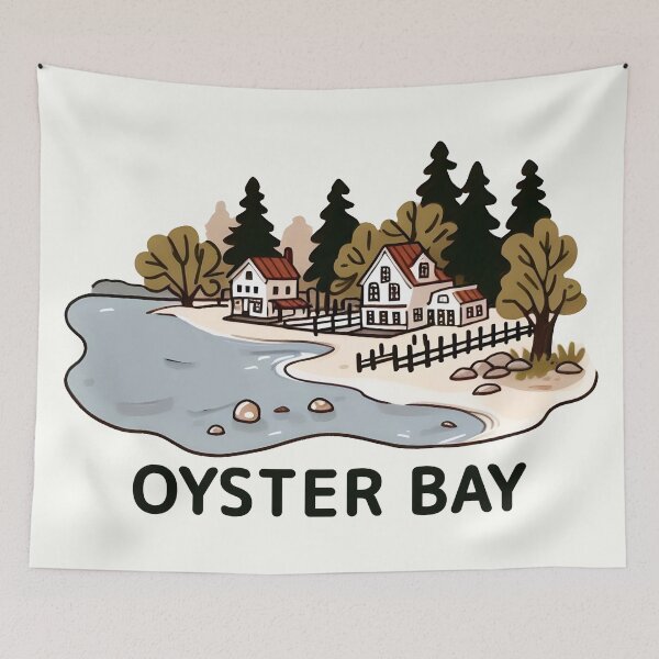 Item preview, Oyster Bay NY Cute Landscape  designed and sold by HowToCanadian.