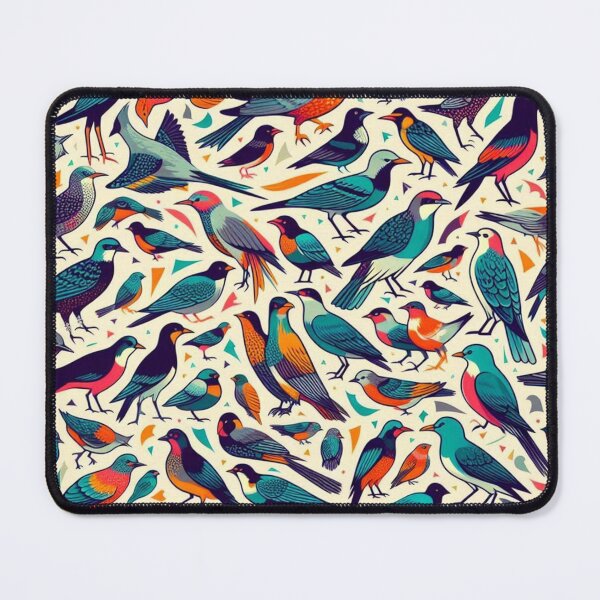 Item preview, Avian Tapestry: A Colorful Mosaic of Songbirds designed and sold by Furbulous Faces.