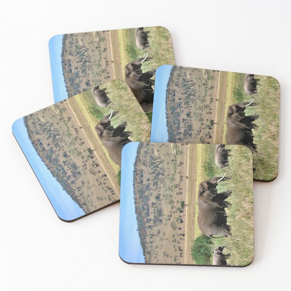 Item preview, African Elephants in Serengeti National Park, Tanzania designed and sold by Jetsetting-W-US.