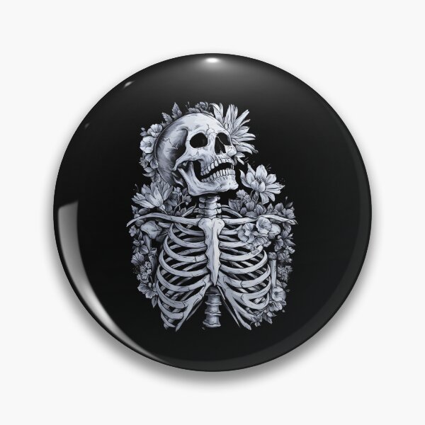 Item preview, Flower Skeleton Floral Skull Halloween Gothic Occult Women designed and sold by clothesy7.