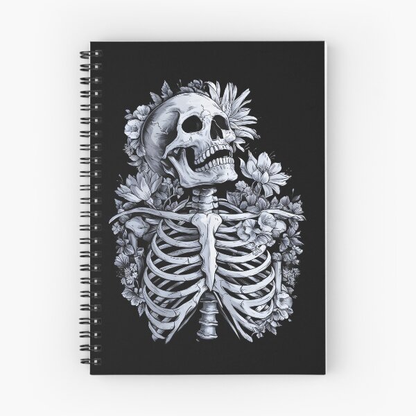 Item preview, Flower Skeleton Floral Skull Halloween Gothic Occult Women designed and sold by clothesy7.