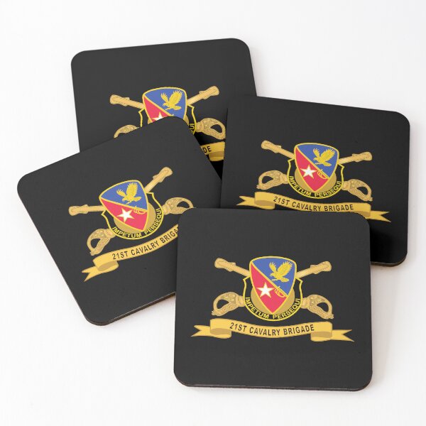 Item preview, 21st Cavalry Brigade - DUI w Br - Ribbon X 300 designed and sold by Military Insignia Products.