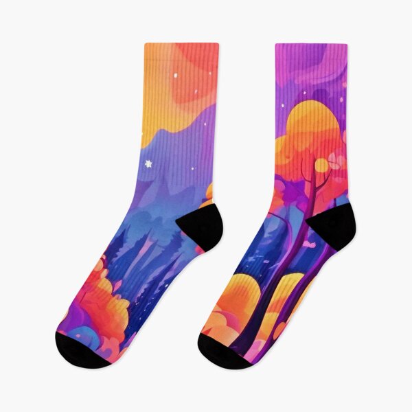 Item preview, Vibrant Moonlit Forest designed and sold by Health And Fitness Posts e-Store.
