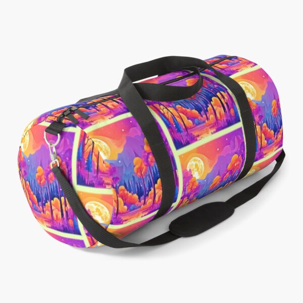 Item preview, Vibrant Moonlit Forest designed and sold by Health And Fitness Posts e-Store.
