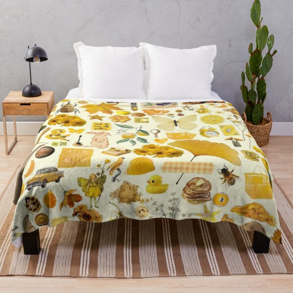 Item preview, Yellow collage designed and sold by Full Whimsy.