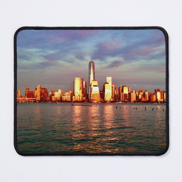 Item preview, World Trace Center at Sunset (Golden Hour) New York City designed and sold by Jetsetting-W-US.