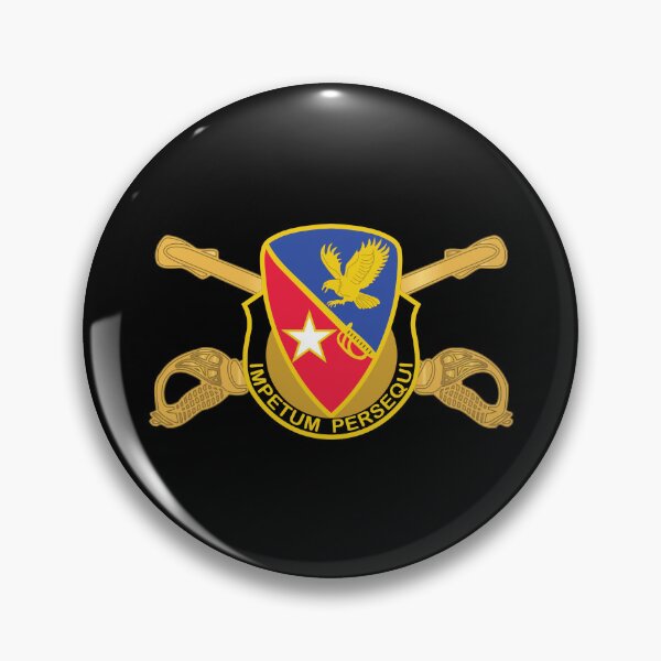 Artikelvorschau, 21. Kavalleriebrigade - DUI mit Kavalleriezweig ohne Txt X 300 entworfen und verkauft von Military Insignia Products.