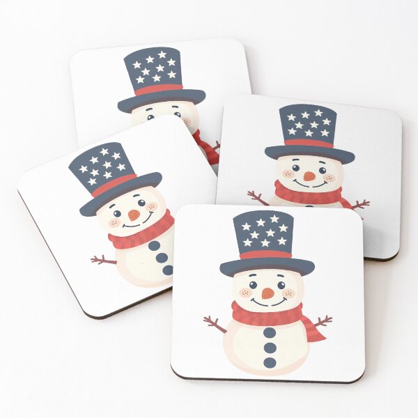 Item preview, July 4th Snowman designed and sold by yodaddydesigns.