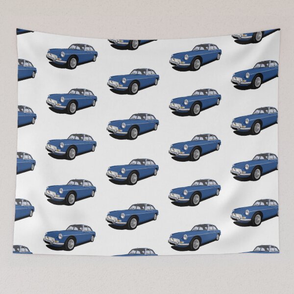 Item preview, MGB GT Dark Blue designed and sold by neil4404.