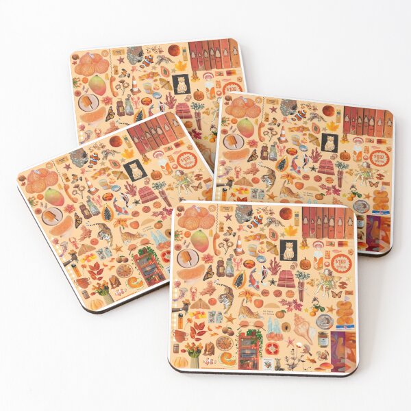 Item preview, Orange collage designed and sold by Full Whimsy.