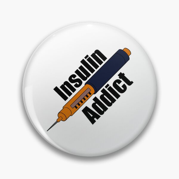 Item preview, I’m diabetic and I’m an insulin addict designed and sold by Animals-by-JB.