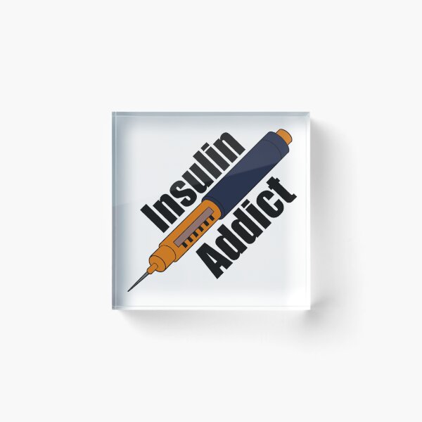 Item preview, I’m diabetic and I’m an insulin addict designed and sold by Animals-by-JB.