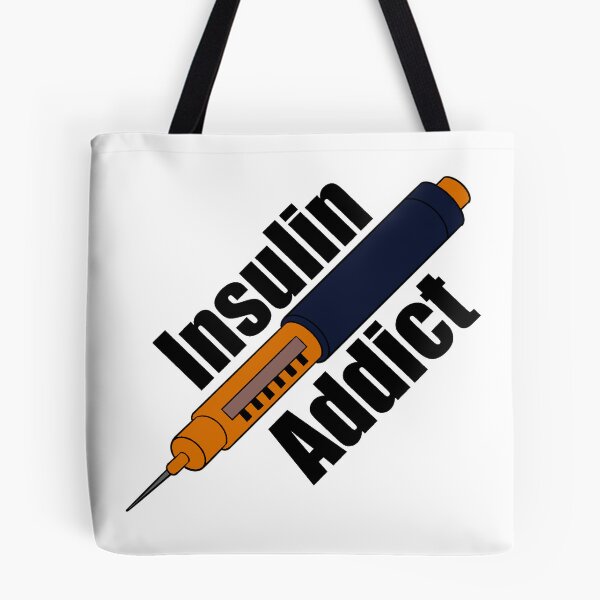 Item preview, I’m diabetic and I’m an insulin addict designed and sold by Animals-by-JB.