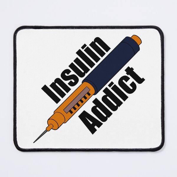 Item preview, I’m diabetic and I’m an insulin addict designed and sold by Animals-by-JB.