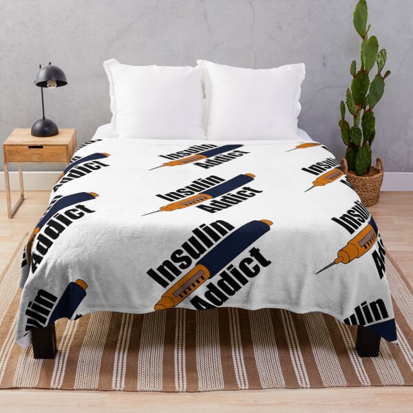 Item preview, I’m diabetic and I’m an insulin addict designed and sold by Animals-by-JB.