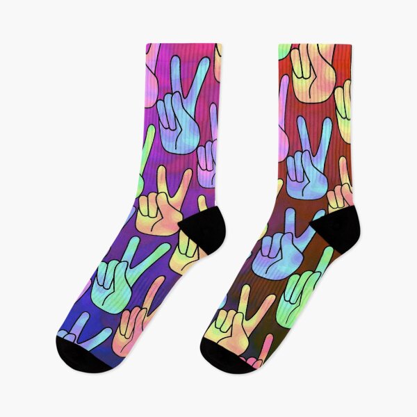 Item preview, Retro 60s Peace Finger Peace Symbol designed and sold by Sartoris Art.