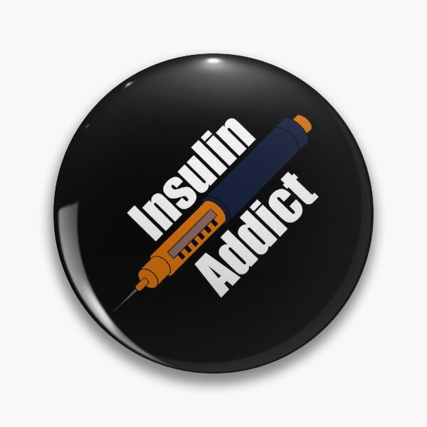 Item preview, I’m diabetic and I’m an insulin addict designed and sold by Animals-by-JB.