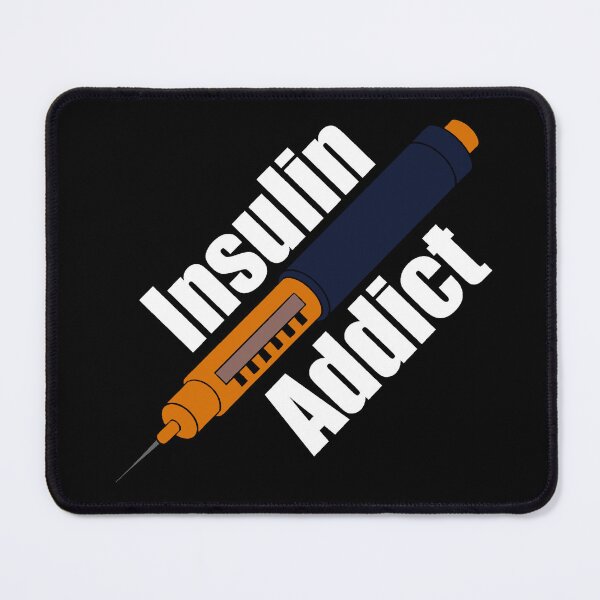 Item preview, I’m diabetic and I’m an insulin addict designed and sold by Animals-by-JB.
