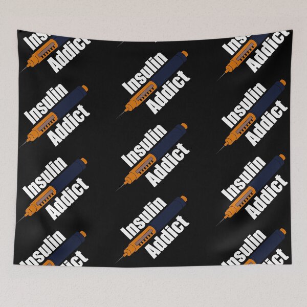Item preview, I’m diabetic and I’m an insulin addict designed and sold by Animals-by-JB.