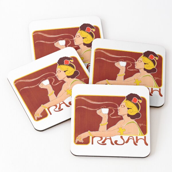 Item preview, Rajah Coffee 1897 Henri Meunier designed and sold by RocketshipRetro.