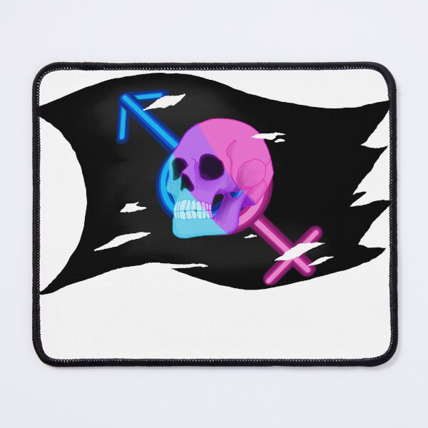 Item preview, BI-rate Jolly Roger designed and sold by Eclectic Gold.