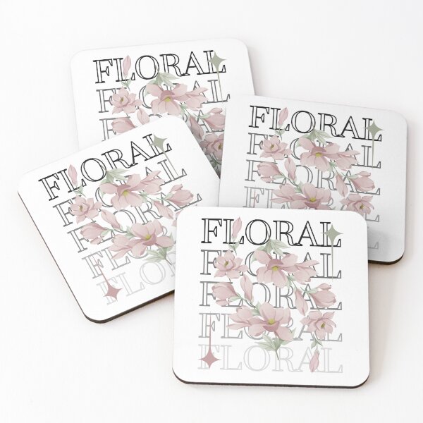 Item preview, Pink Flower Floral Fading Text designed and sold by AveryZi.