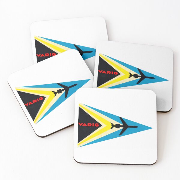 Item preview, Varig vintage luggage tag - sticker - travel designed and sold by PIXEL POP DESIGNS - Beyond the Norm!.