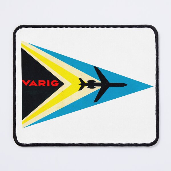 Item preview, Varig vintage luggage tag - sticker - travel designed and sold by PIXEL POP DESIGNS - Beyond the Norm!.