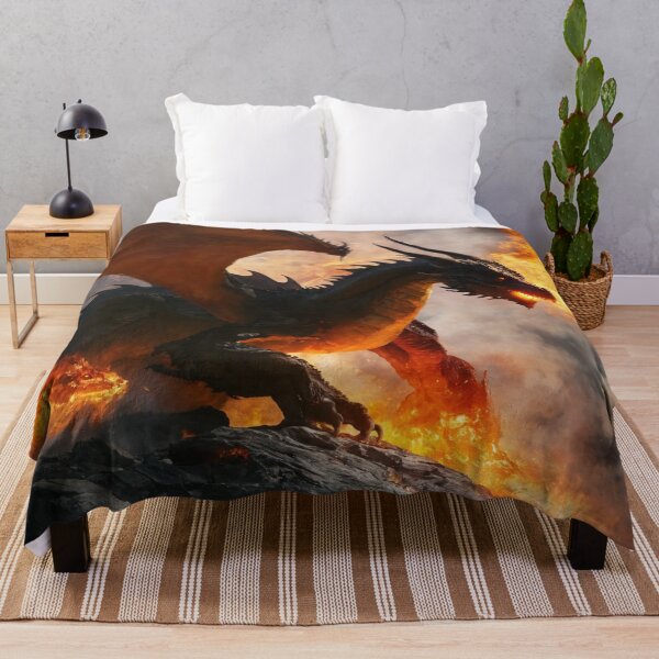 Item preview, dragon, fire-breathing, fantasy, cartoon designed and sold by DonnaBlankaArt.