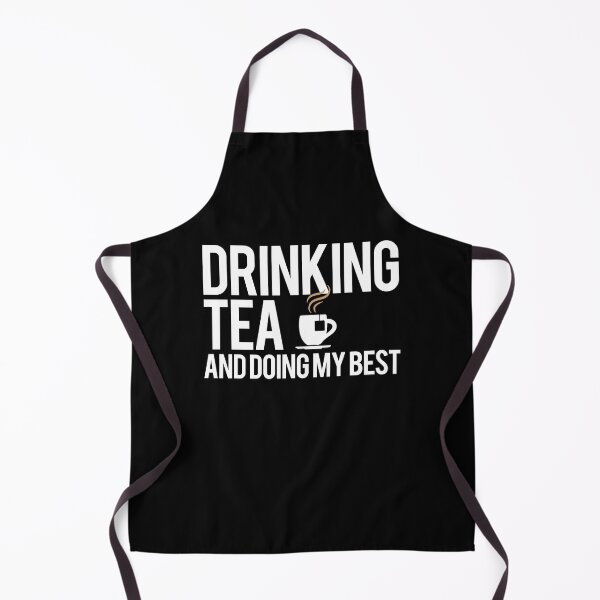 Item preview, Drinking Tea and Doing My Best (White) designed and sold by AGiantShop.
